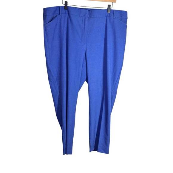 Talbots Blue Hampshire Ankle Pants Size 24 - Picture 2 of 16